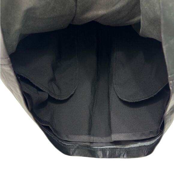 Aritzia Babaton Pensil Skirt Black Vegan Faux Leather Mini Womens Small (4-6) - Picture 8 of 10